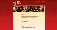 Desktop Screenshot of members.casinoqueen.com